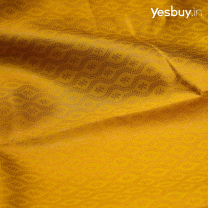 Semi Silk Saree Trending Yellow Green Combination